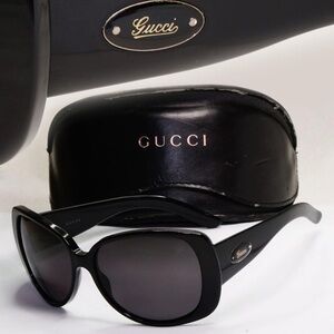 Gucci GG S Square Large GG and their Gucci Sunglass Case